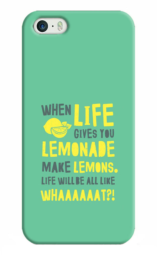 Quote iPhone 5/5s Hard Case Back Cover by Casekaro