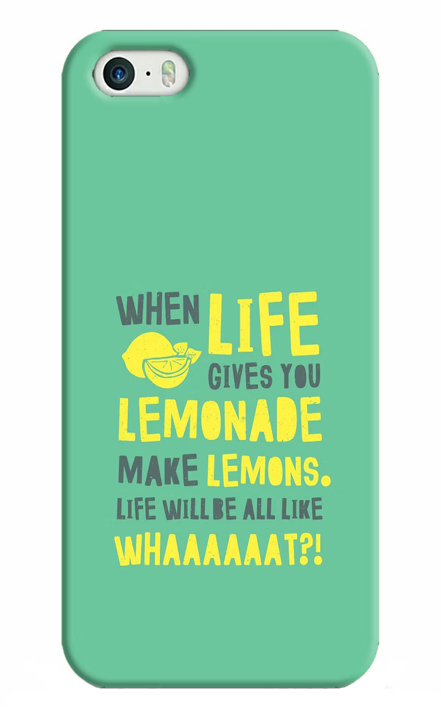 Quote iPhone 5/5s Back Cover, Hard case