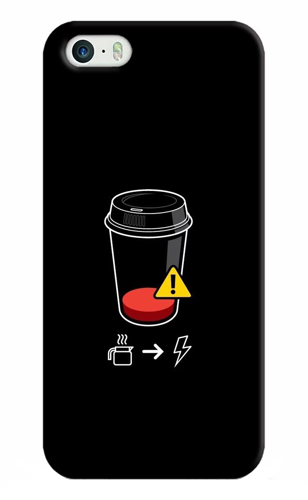 Coffee iPhone 5/5s Hard Case Back Cover by Casekaro