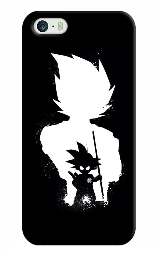 Goku Shadow iPhone 5/5s Hard Case Back Cover by Casekaro