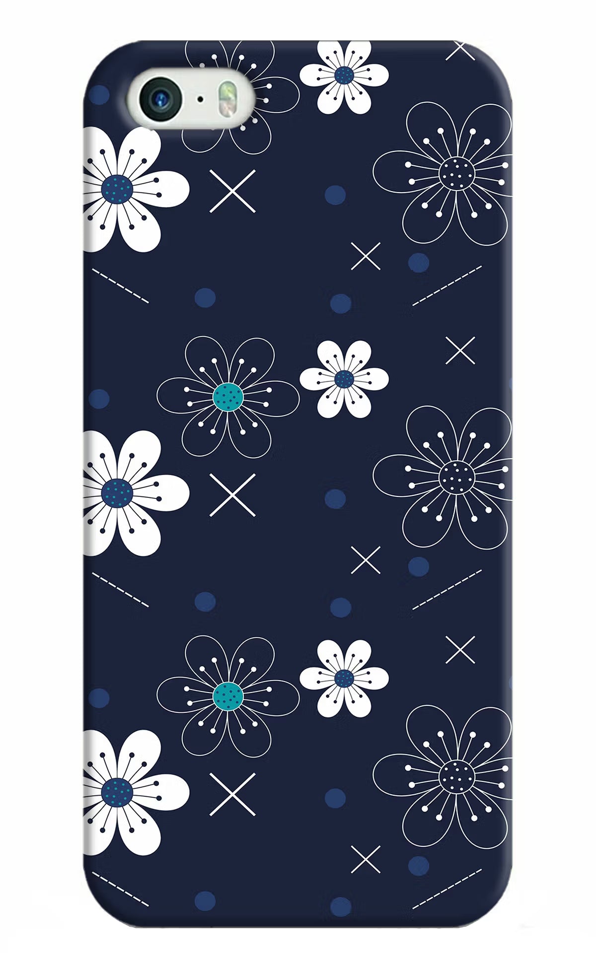 Flowers iPhone 5/5s Hard Case Back Cover by Casekaro