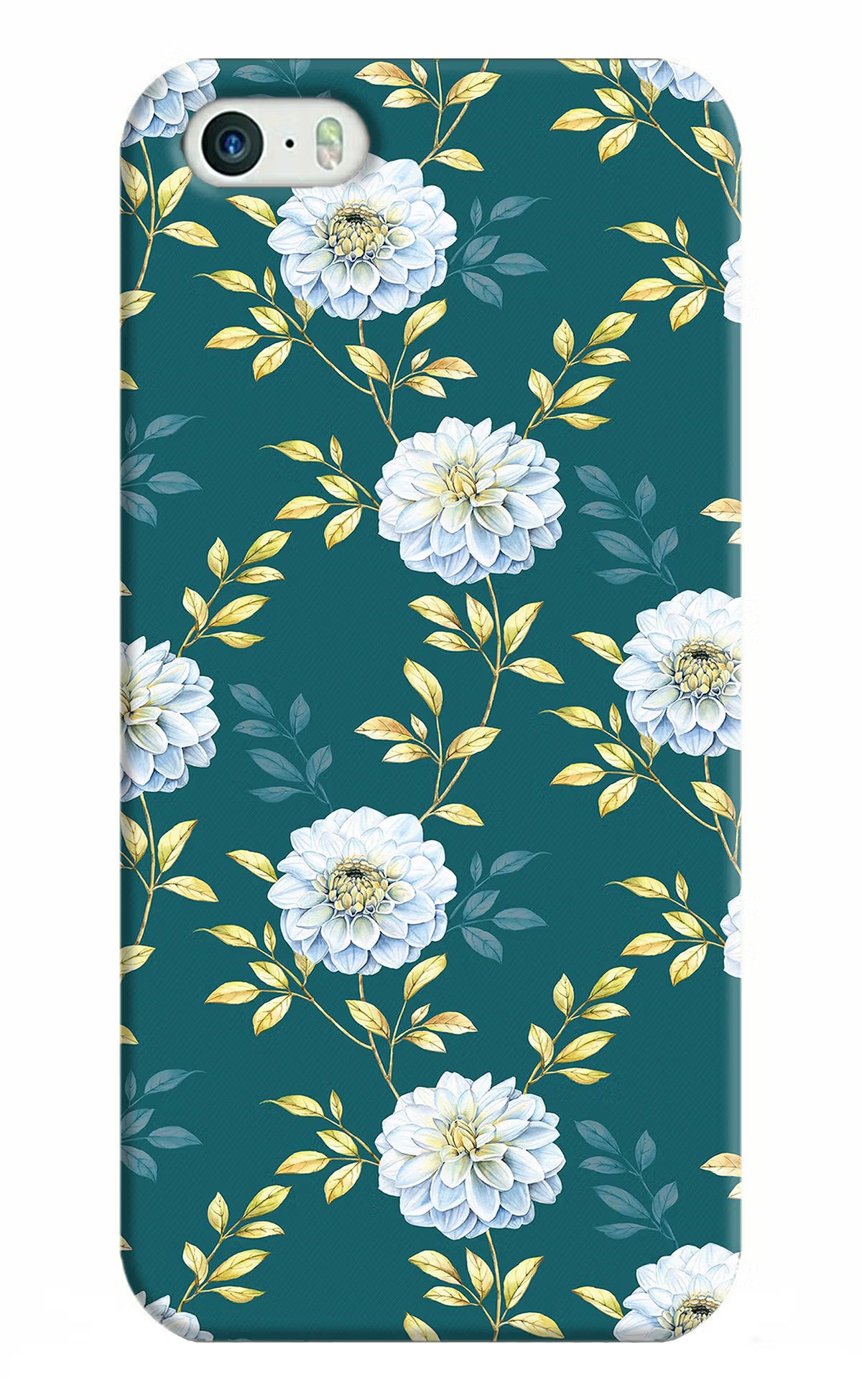 Flowers iPhone 5/5s Hard Case Back Cover by Casekaro