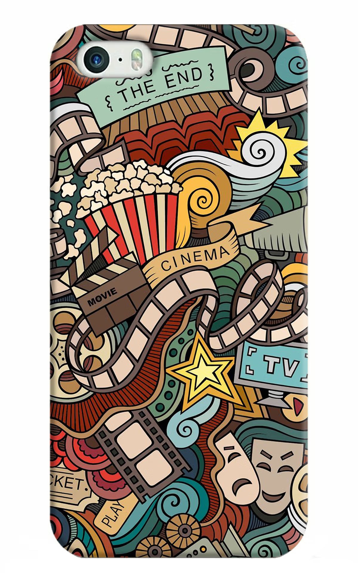 Cinema Abstract iPhone 5/5s Hard Case Back Cover by Casekaro