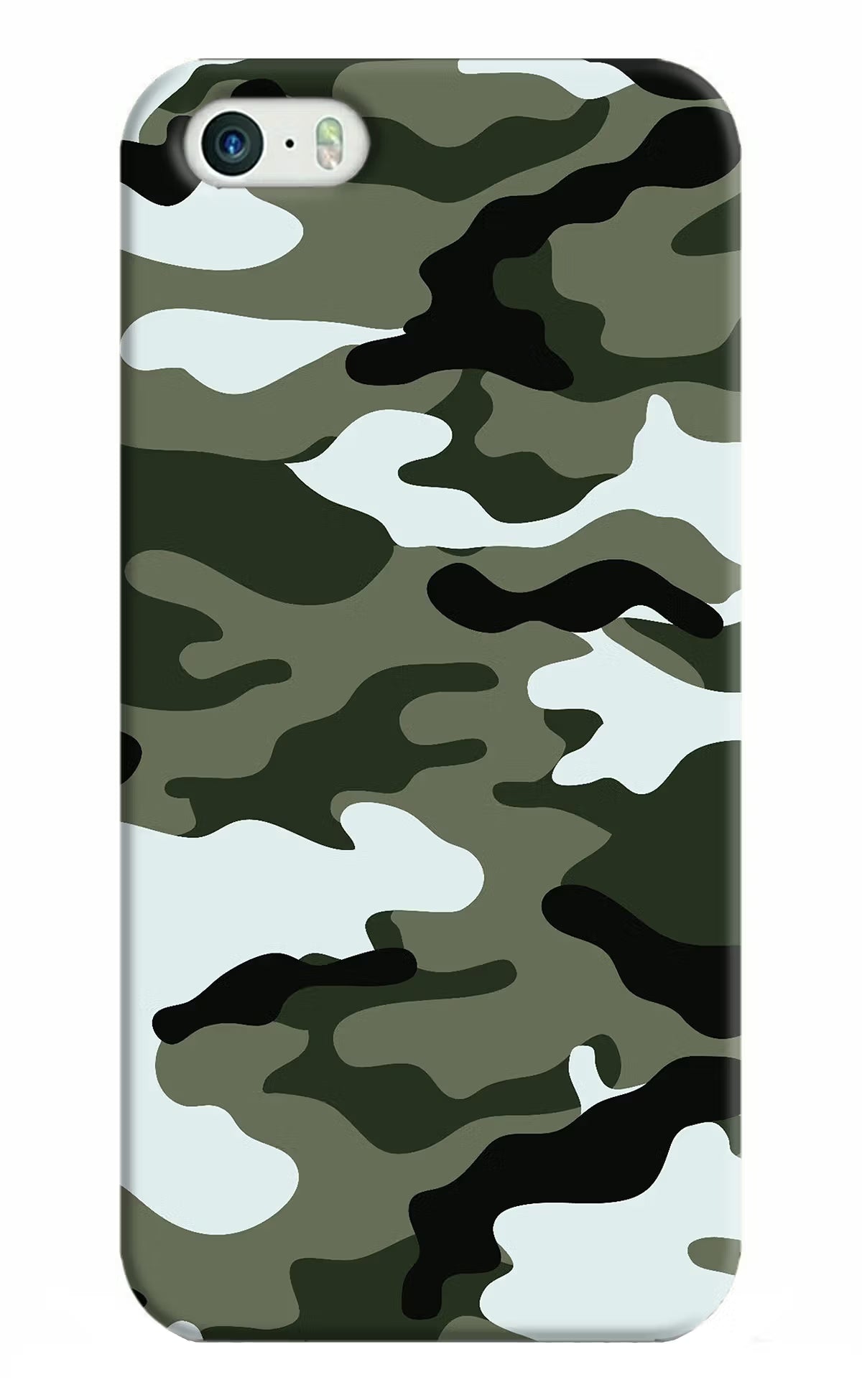 Camouflage iPhone 5/5s Hard Case Back Cover by Casekaro
