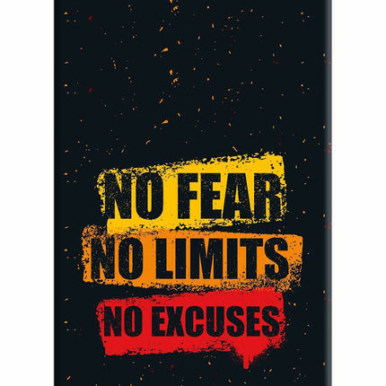 No Fear No Limits No Excuse iPhone 5/5s Hard Case Back Cover by Casekaro