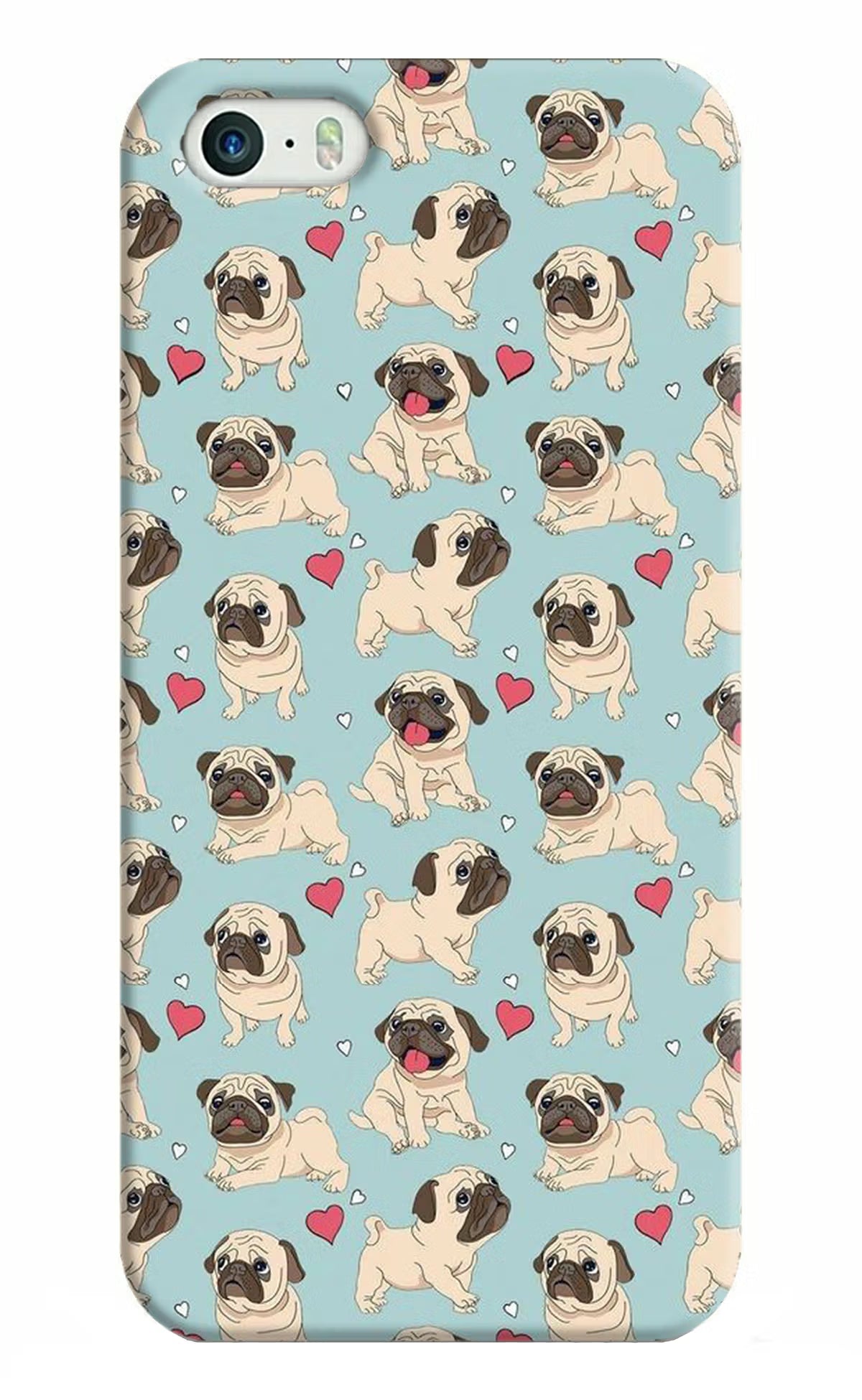 Pug Dog iPhone 5/5s Hard Case Back Cover by Casekaro