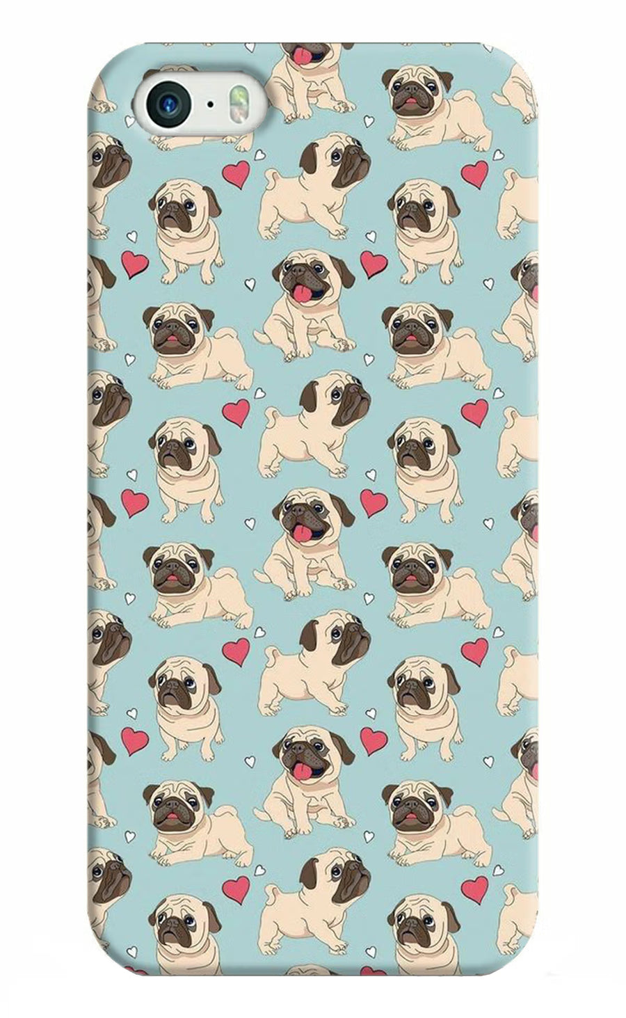Pug Dog iPhone 5/5s Back Cover, Hard case