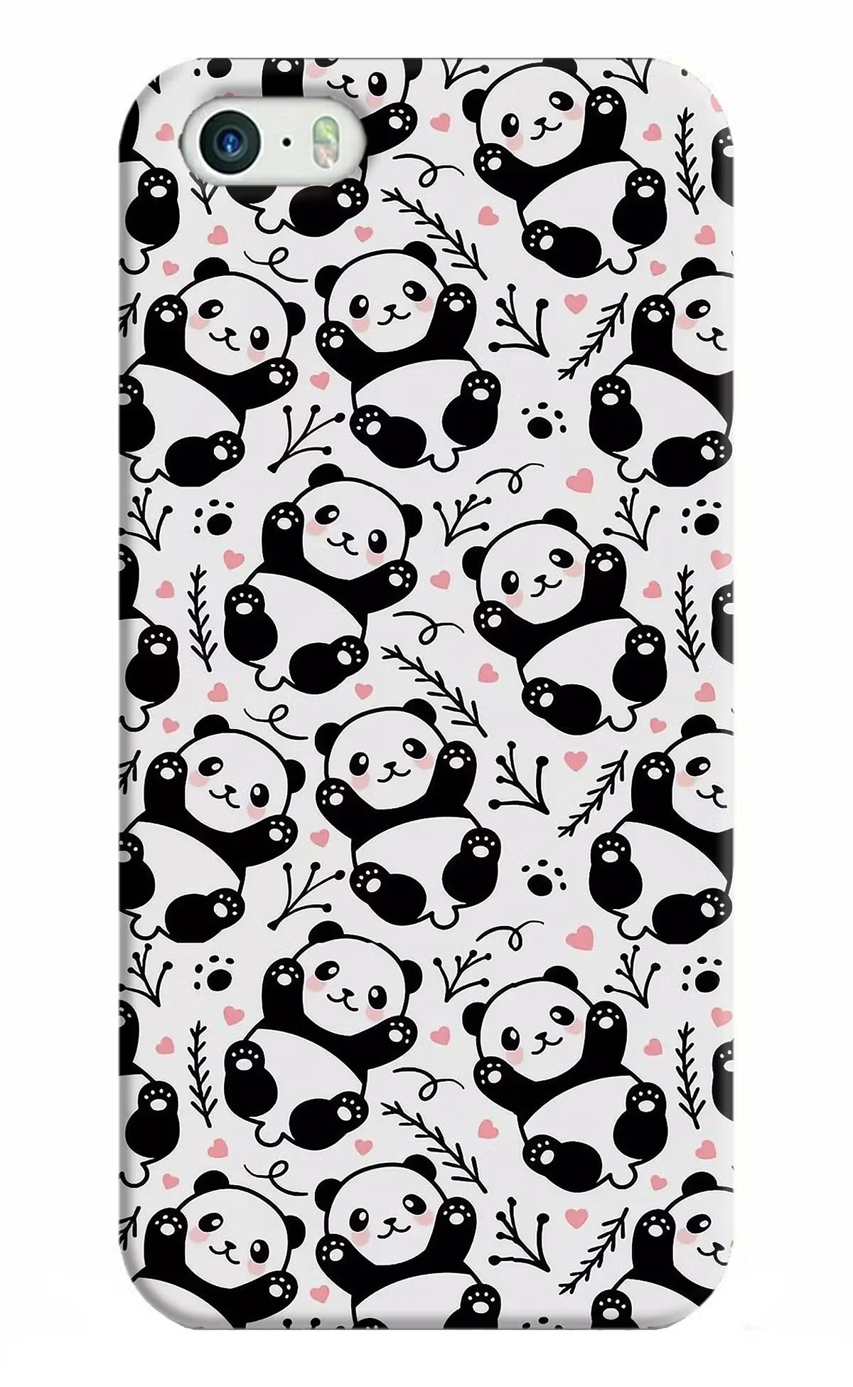 Cute Panda iPhone 5/5s Hard Case Back Cover by Casekaro