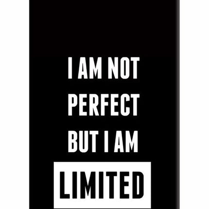 I Am Not Perfect But I Am Limited Edition iPhone 5/5s Hard Case Back Cover by Casekaro