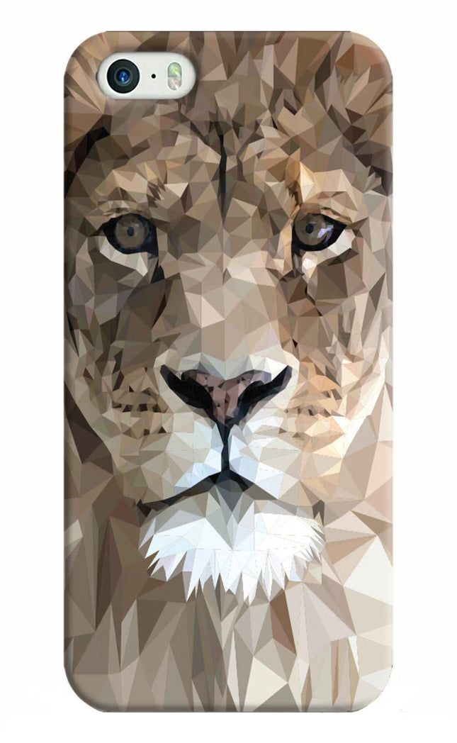Lion Art iPhone 5/5s Hard Case Back Cover by Casekaro