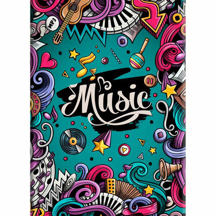 Music Graffiti iPhone 5/5s Hard Case Back Cover by Casekaro