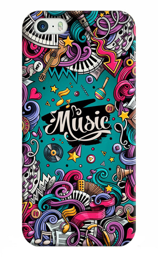 Music Graffiti iPhone 5/5s Hard Case Back Cover by Casekaro