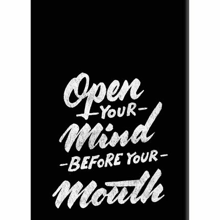 Open Your Mind Before Your Mouth iPhone 5/5s Hard Case Back Cover by Casekaro