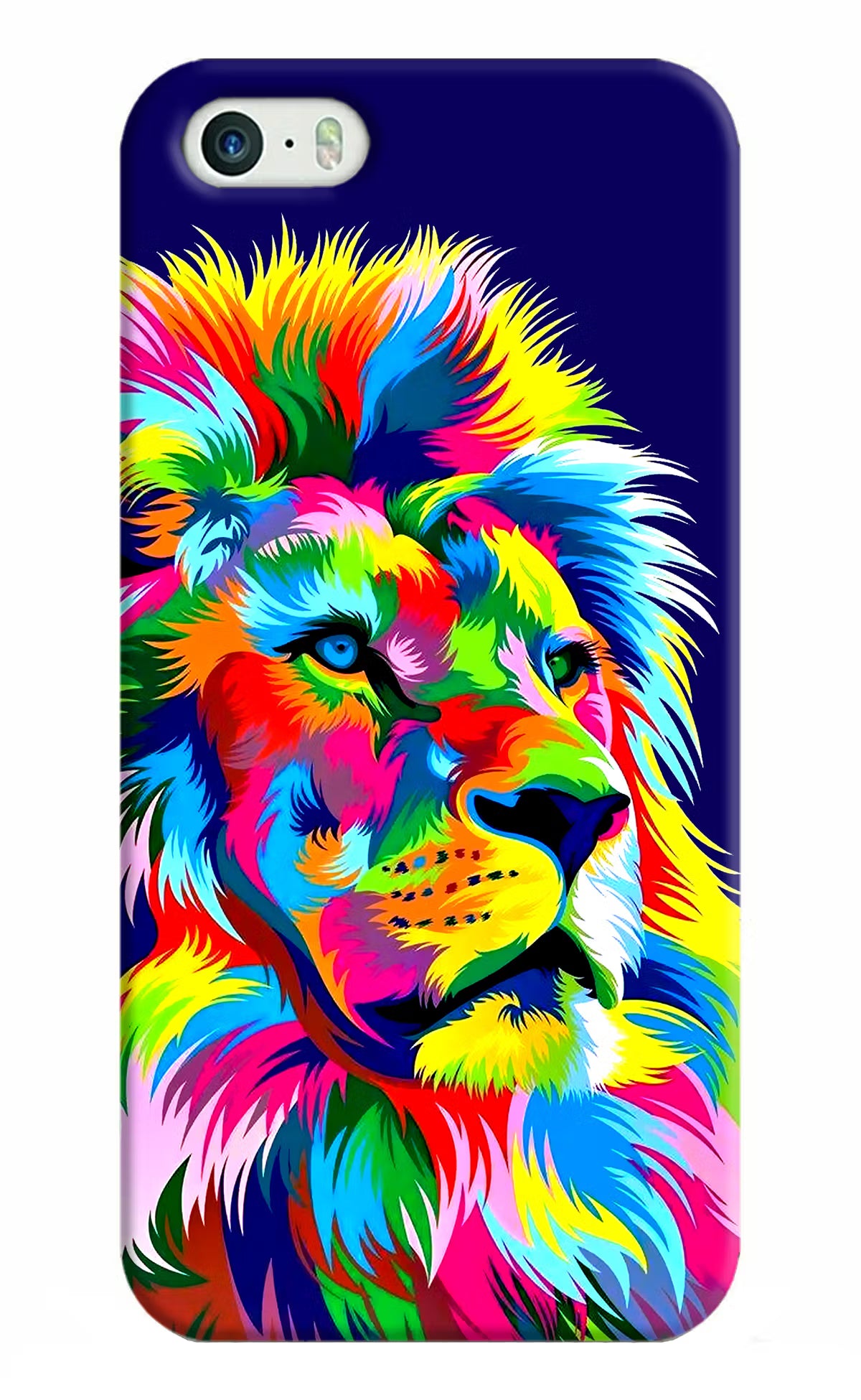 Vector Art Lion iPhone 5/5s Hard Case Back Cover by Casekaro