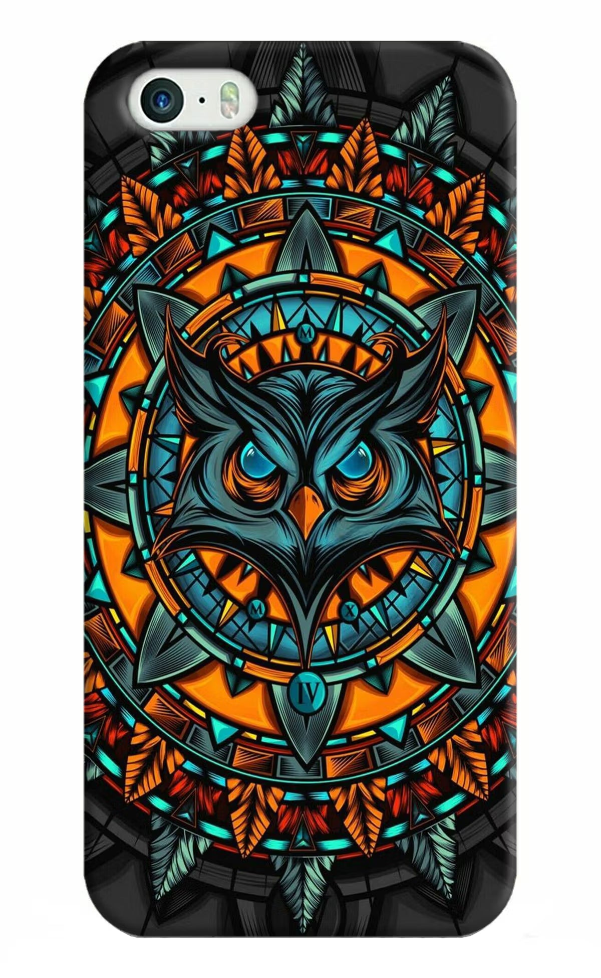Angry Owl Art iPhone 5/5s Hard Case Back Cover by Casekaro