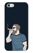 Smoking iPhone 5/5s Hard Case Back Cover by Casekaro