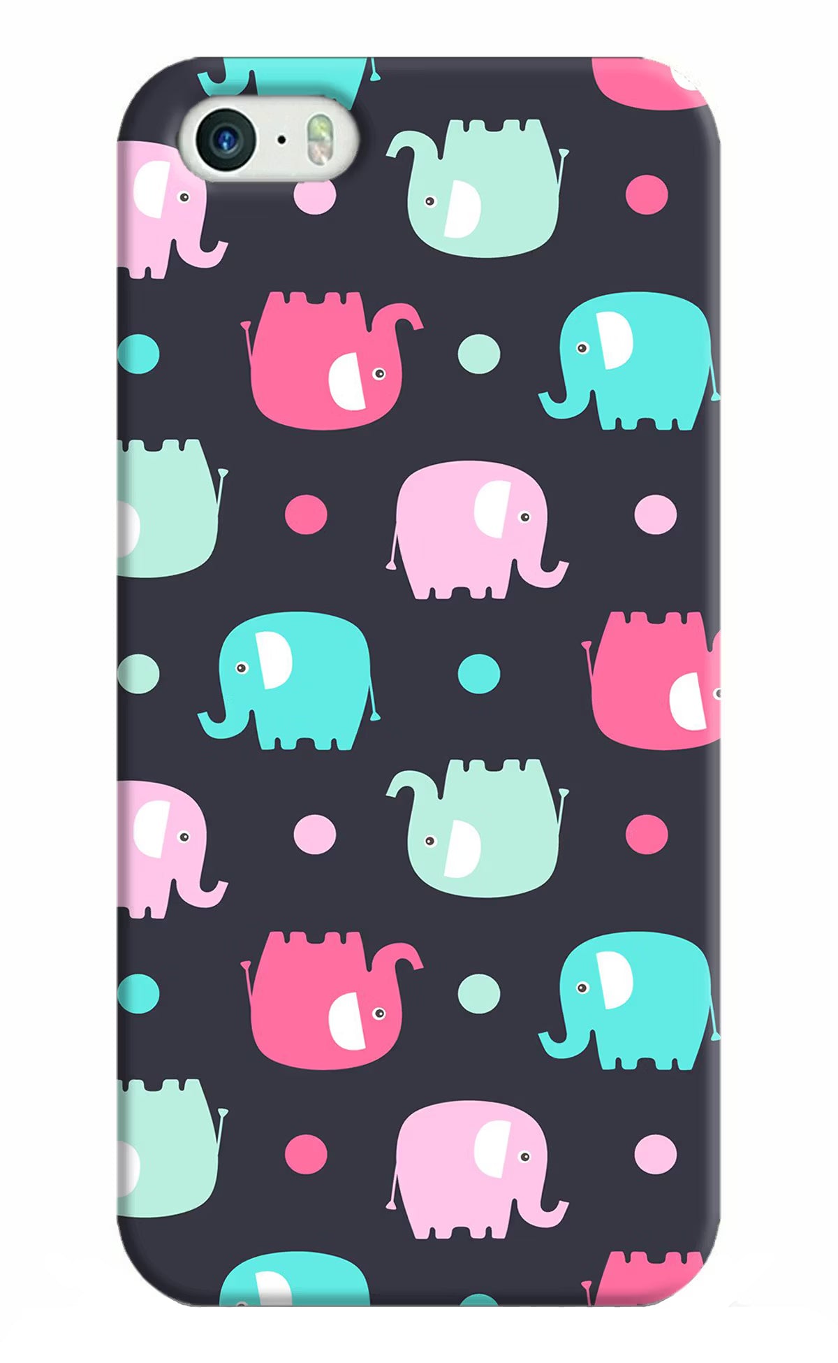 Elephants iPhone 5/5s Hard Case Back Cover by Casekaro