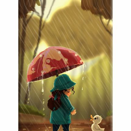 Rainy Day iPhone 5/5s Hard Case Back Cover by Casekaro