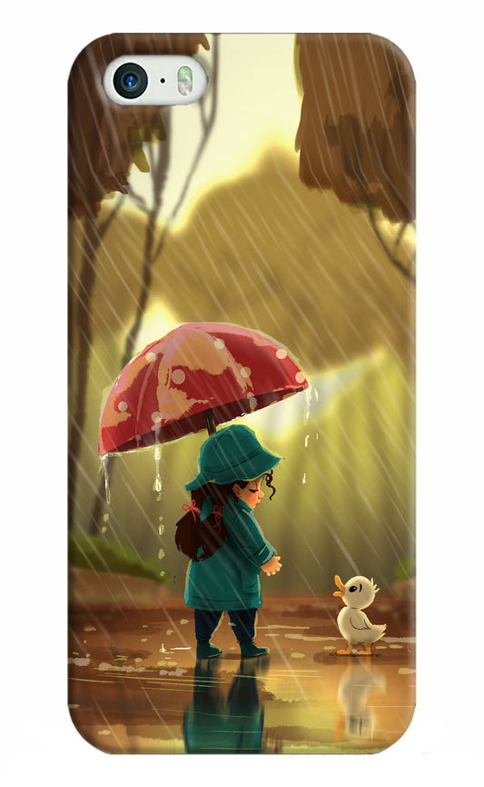 Rainy Day iPhone 5/5s Hard Case Back Cover by Casekaro