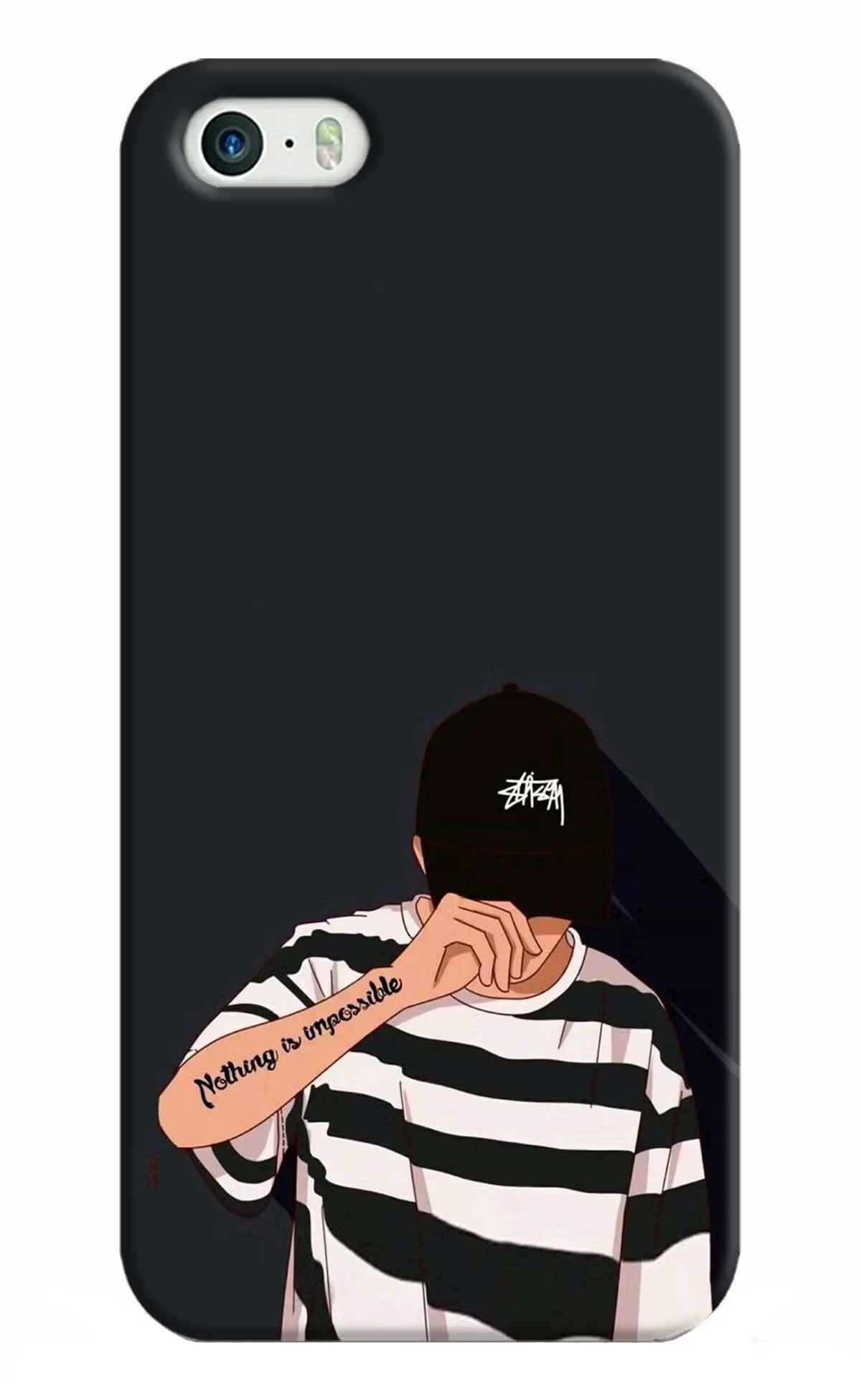 Aesthetic Boy iPhone 5/5s Hard Case Back Cover by Casekaro