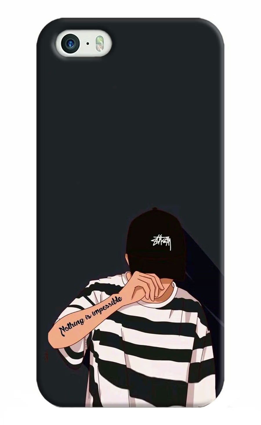 Aesthetic Boy iPhone 5/5s Back Cover, Hard case