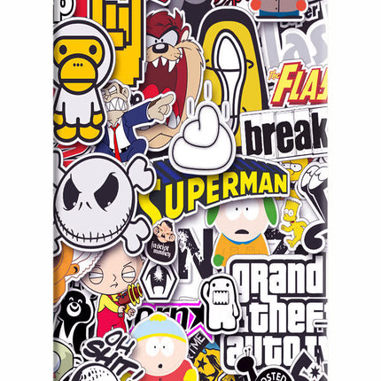 Sticker Bomb iPhone 5/5s Hard Case Back Cover by Casekaro