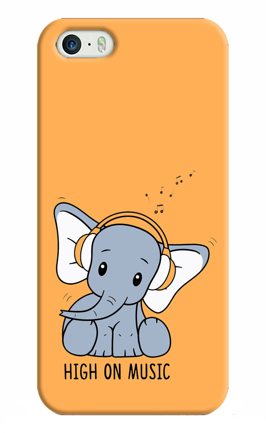 High On Music iPhone 5/5s Hard Case Back Cover by Casekaro