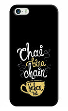 Chai Bina Chain Kaha Re iPhone 5/5s Hard Case Back Cover by Casekaro