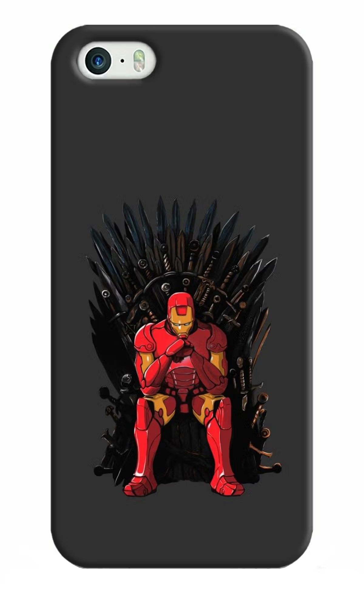 Ironman Throne iPhone 5/5s Hard Case Back Cover by Casekaro