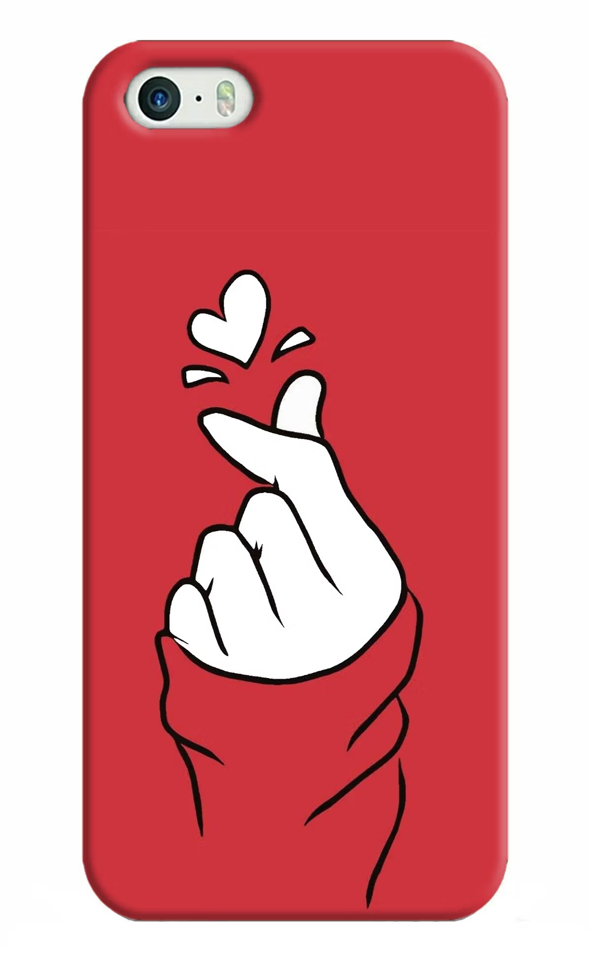 Korean Love Sign iPhone 5/5s Hard Case Back Cover by Casekaro