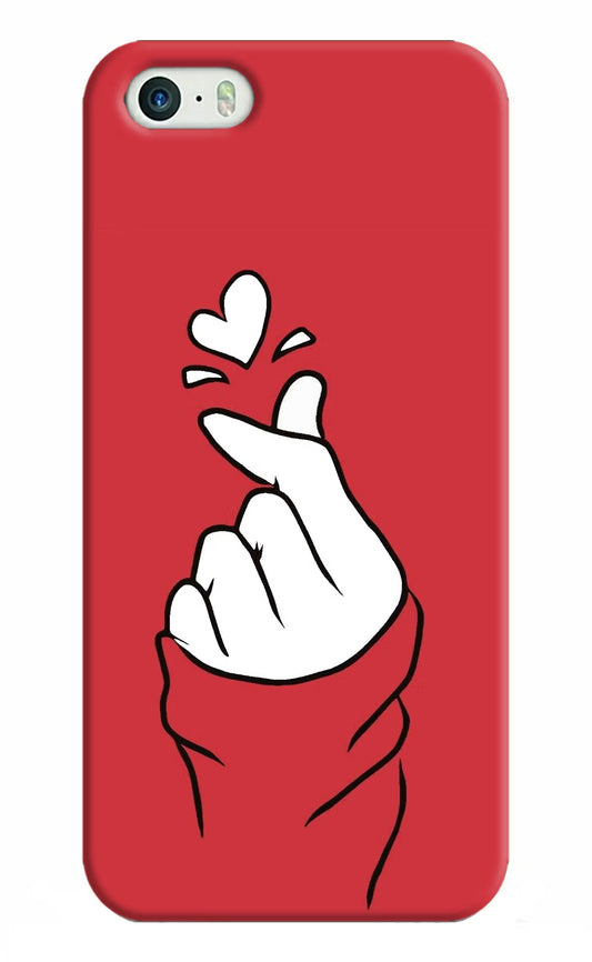 Korean Love Sign iPhone 5/5s Hard Case Back Cover by Casekaro