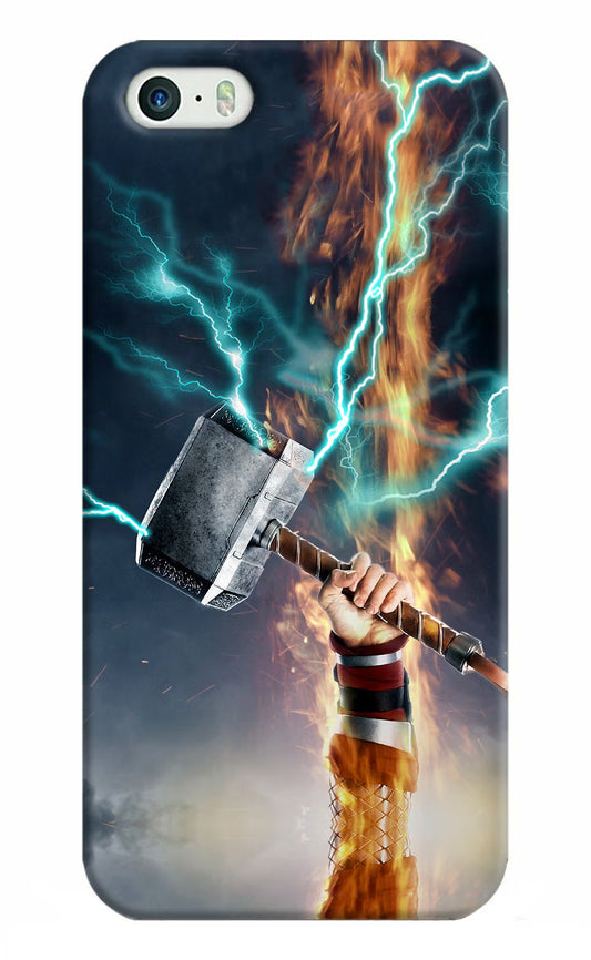 Thor Hammer Mjolnir iPhone 5/5s Hard Case Back Cover by Casekaro
