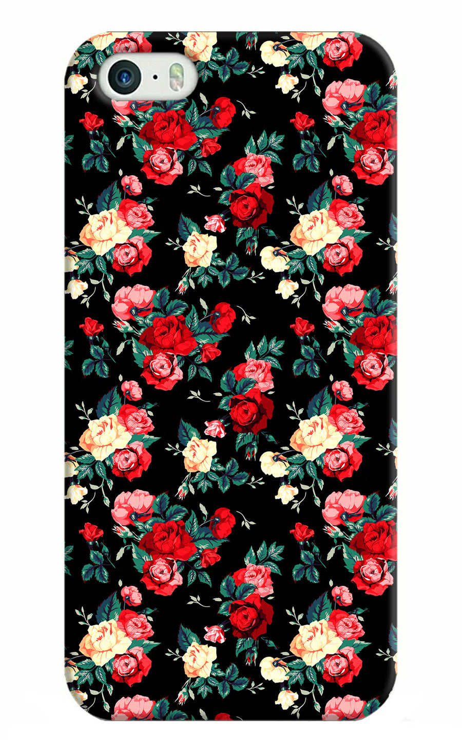 Rose Pattern iPhone 5/5s Back Cover, Hard case