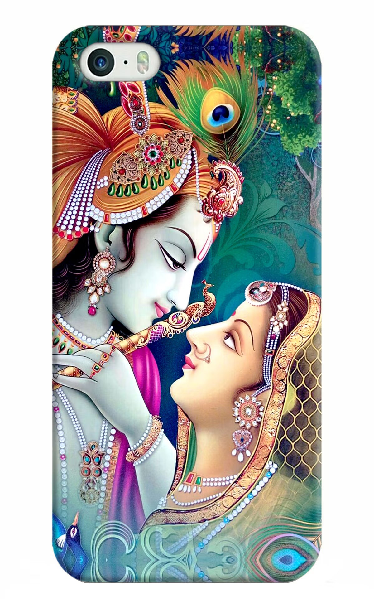 Lord Radha Krishna iPhone 5/5s Hard Case Back Cover by Casekaro