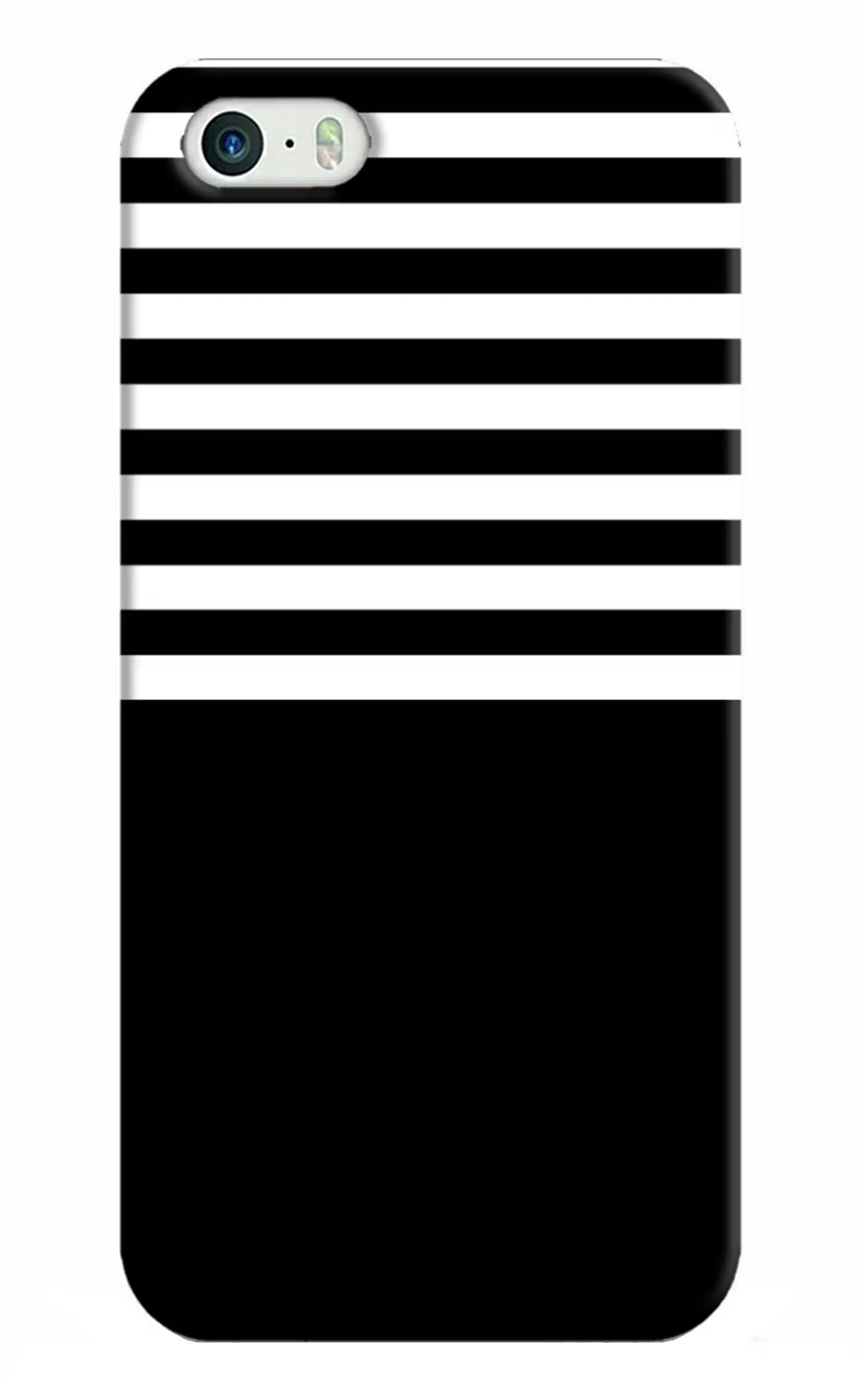 Black and White Print iPhone 5/5s Hard Case Back Cover by Casekaro