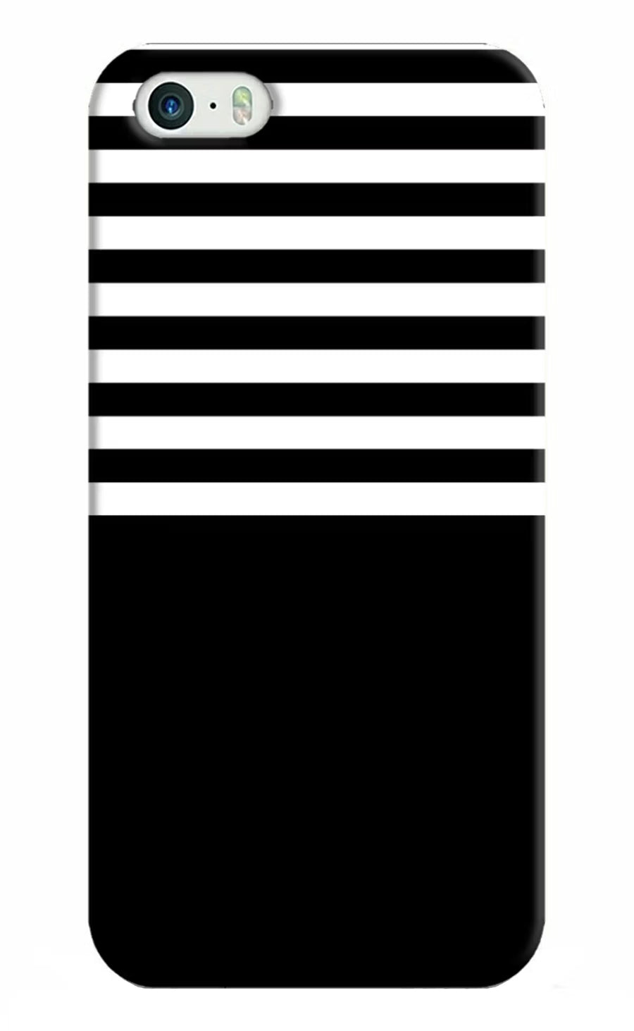 Black and White Print iPhone 5/5s Back Cover, Hard case