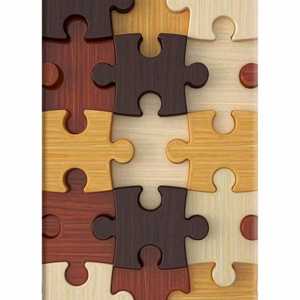 Wooden Puzzle iPhone 5/5s Hard Case Back Cover by Casekaro