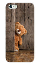 Teddy Wooden iPhone 5/5s Hard Case Back Cover by Casekaro