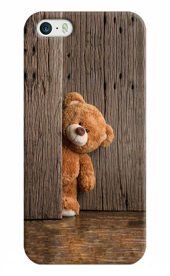 Teddy Wooden iPhone 5/5s Hard Case Back Cover by Casekaro