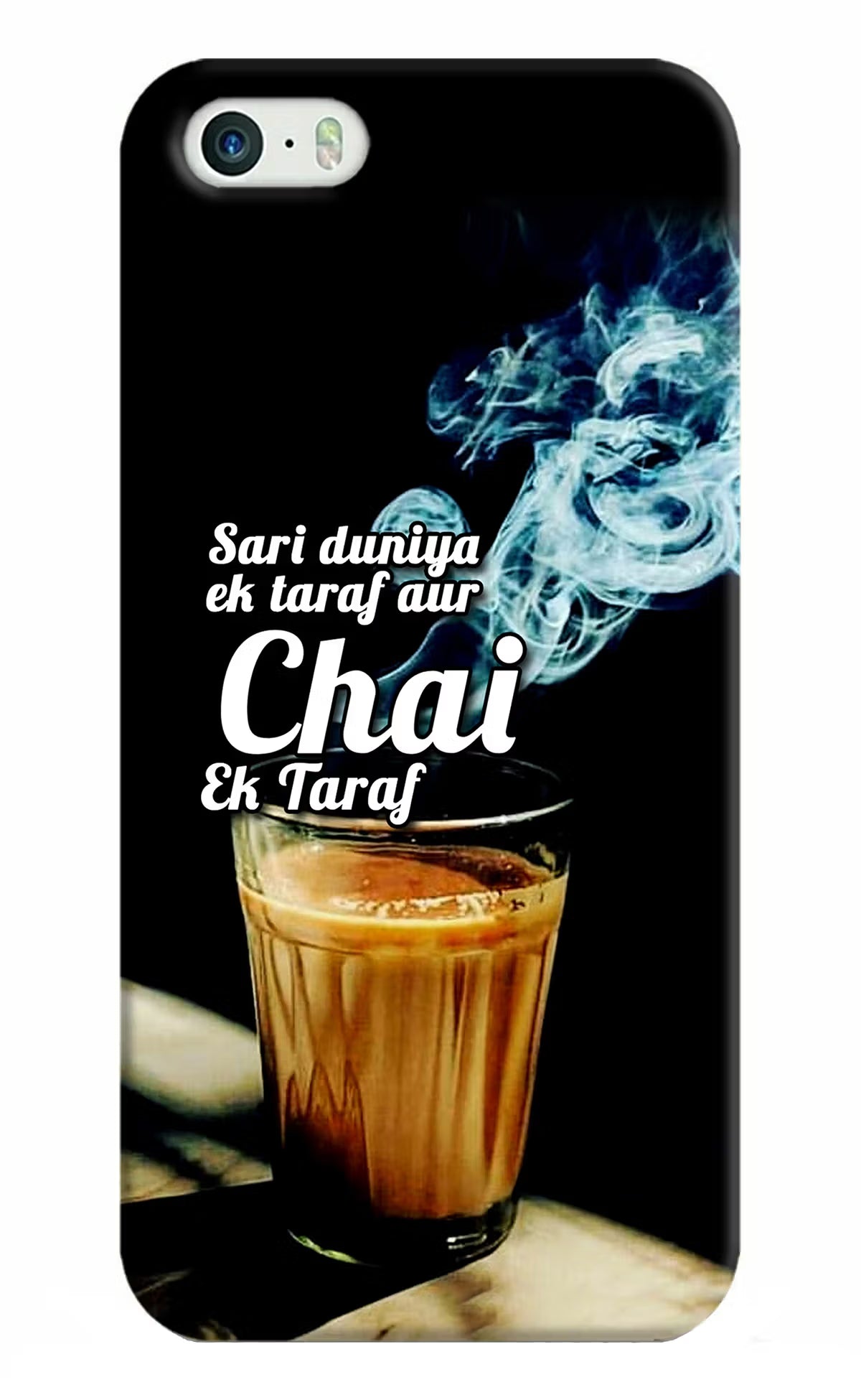 Chai Ek Taraf Quote iPhone 5/5s Hard Case Back Cover by Casekaro