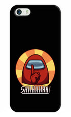 Among Us Shhh! iPhone 5/5s Hard Case Back Cover by Casekaro