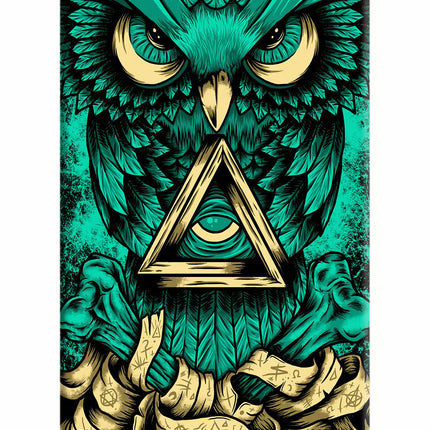 Green Owl iPhone 5/5s Hard Case Back Cover by Casekaro
