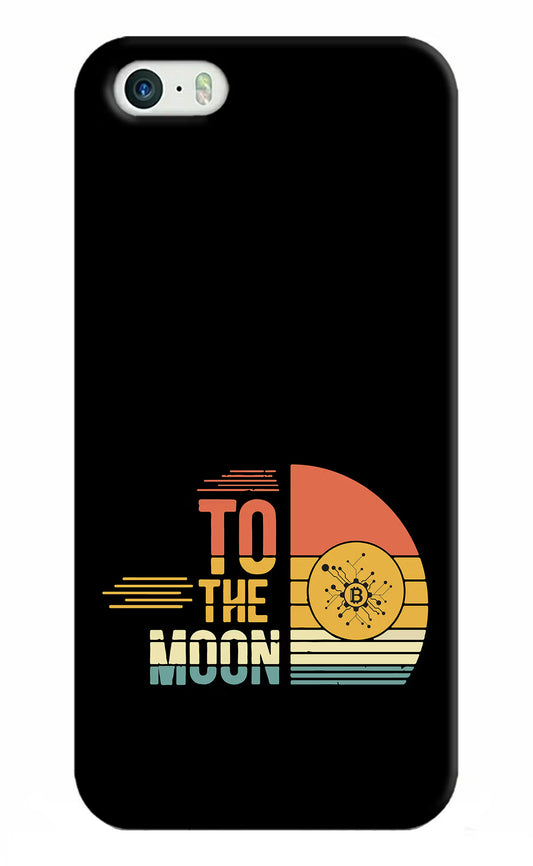 To the Moon iPhone 5/5s Hard Case Back Cover by Casekaro