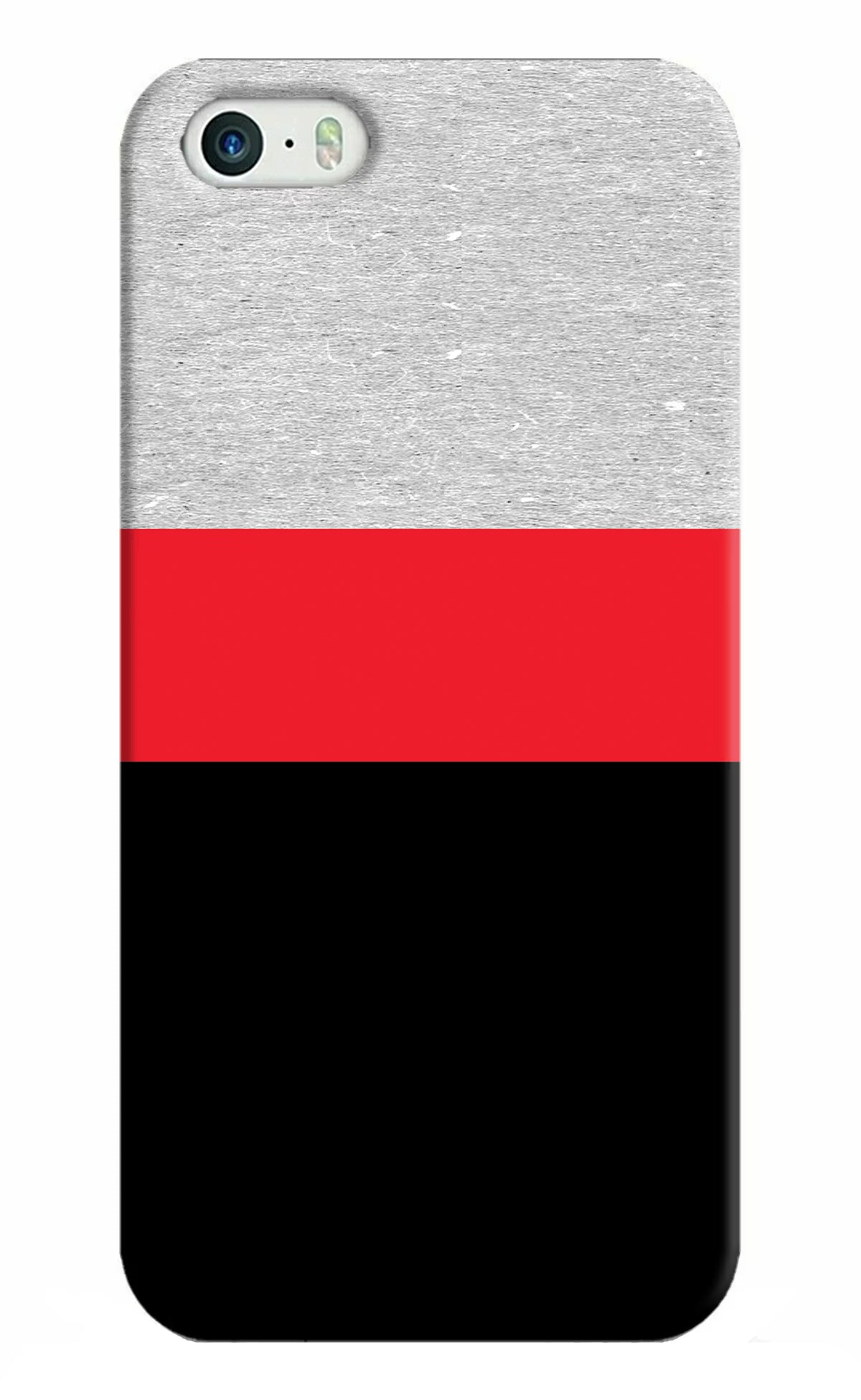 Tri Color Pattern iPhone 5/5s Hard Case Back Cover by Casekaro