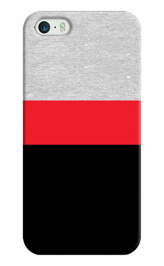 Tri Color Pattern iPhone 5/5s Hard Case Back Cover by Casekaro