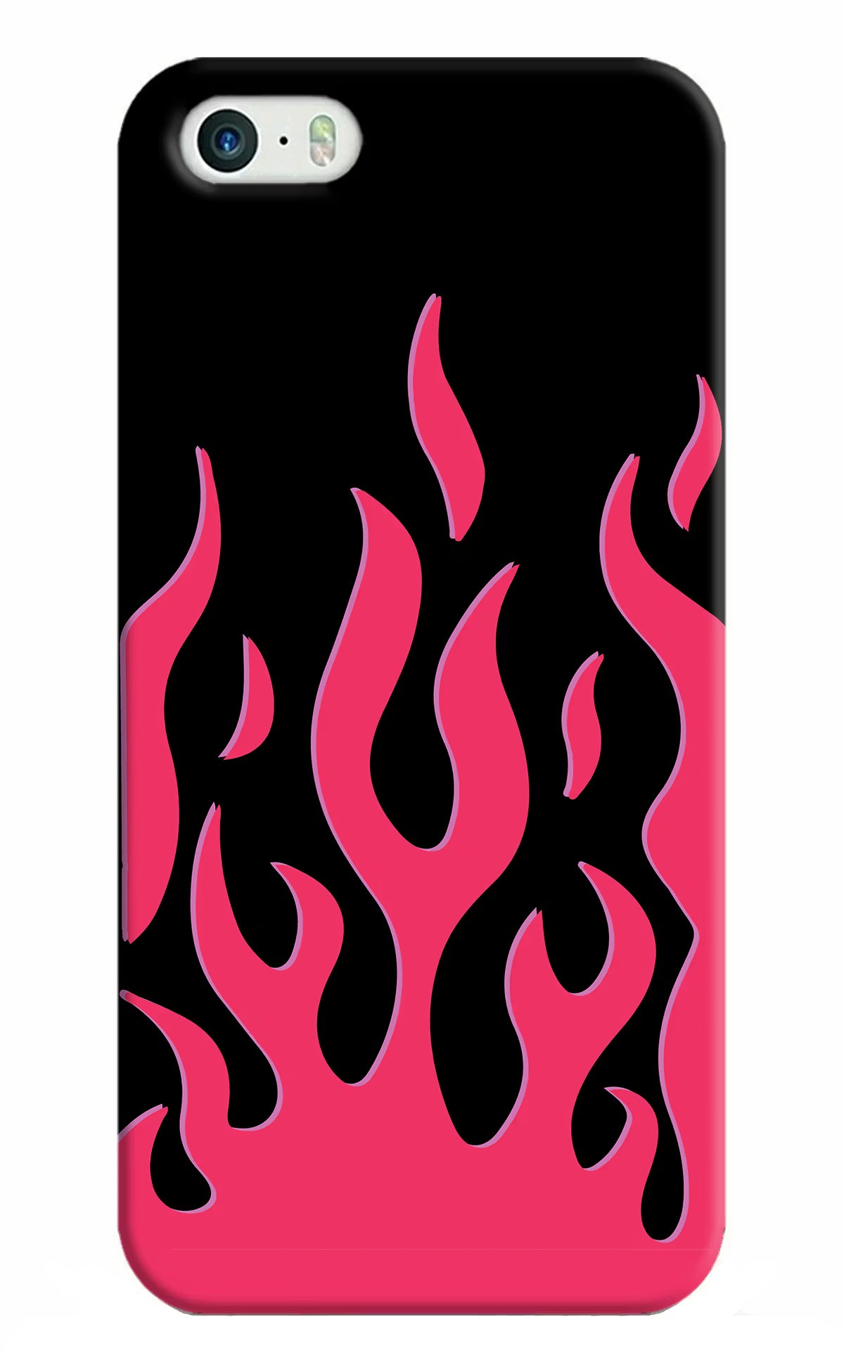 Fire Flames iPhone 5/5s Hard Case Back Cover by Casekaro
