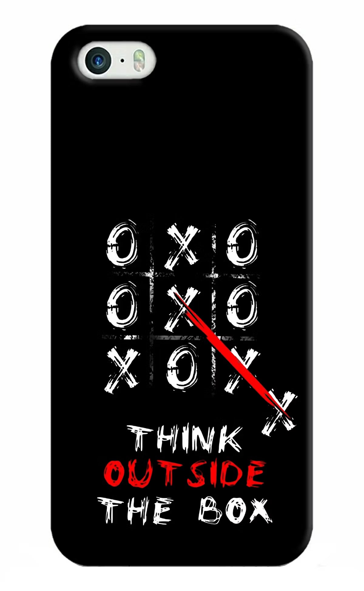 Think out of the BOX iPhone 5/5s Hard Case Back Cover by Casekaro