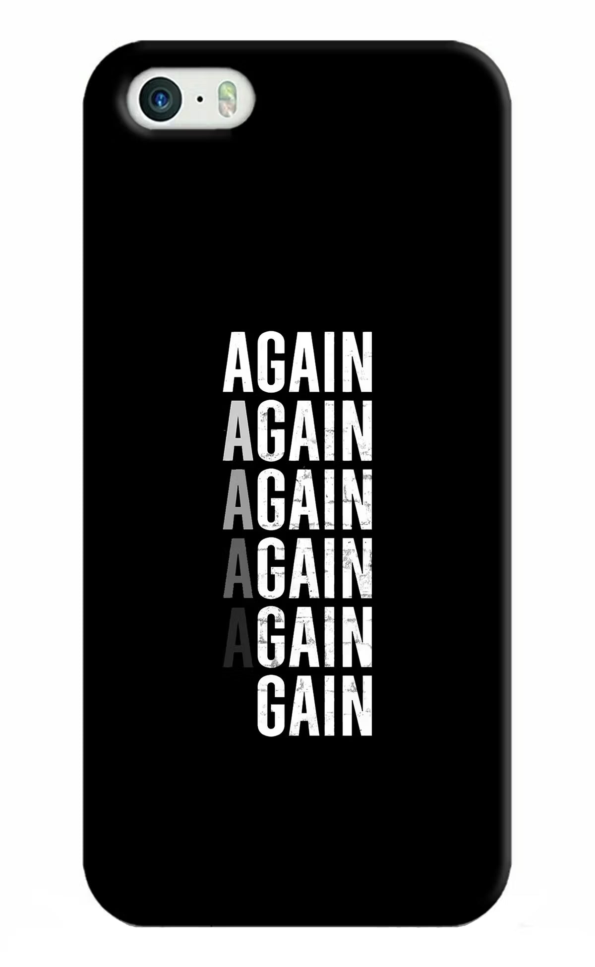 Again Again Gain iPhone 5/5s Hard Case Back Cover by Casekaro
