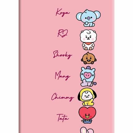 BTS names iPhone 5/5s Hard Case Back Cover by Casekaro