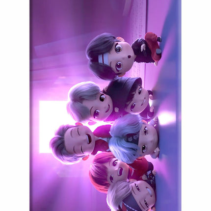 BTS Chibi iPhone 5/5s Hard Case Back Cover by Casekaro